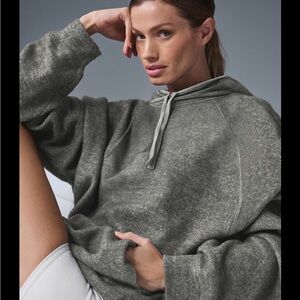 ALO Yoga Gray Hoodie Sweatshirt